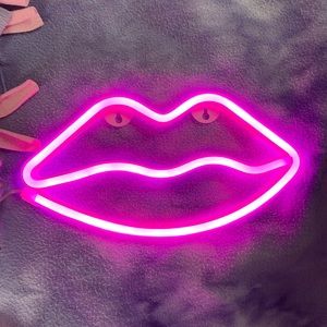 Pink LED lips